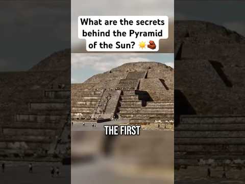 What Secrets Does the Pyramid of the Sun Hold? ☀️🧱 #building #pyramid #teotihuacan