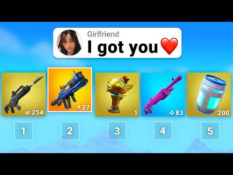 I Tested My GIRLFRIEND'S LOADOUTS in Fortnite!