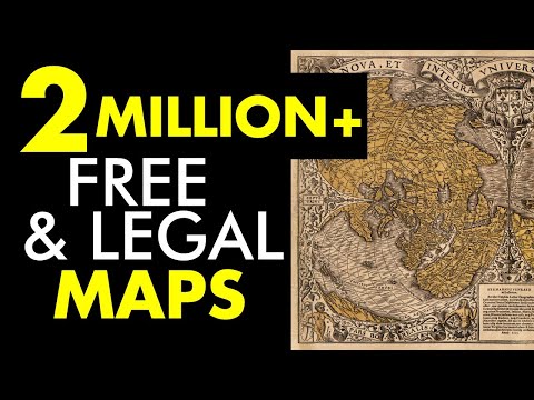 PUBLIC DOMAIN MAPS - High Resolutions, Free To Use For Art Projects, T-Shirts, Redbubble, Teepublic