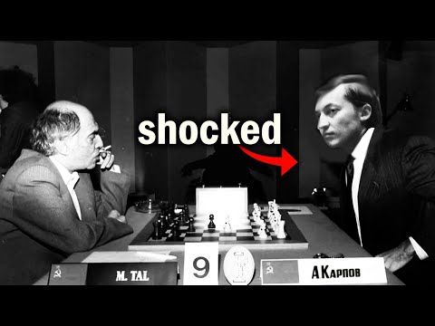 When Tal Sacrificed TWO Rooks Against Karpov | Chess Blitz