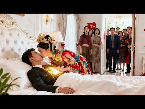 灰姑娘替嫁给植物人老公，没想到她不跑不哭，还抱着他狂吻999次，总裁当场被甜得睁眼！#甜宠 #短剧 #玛丽苏