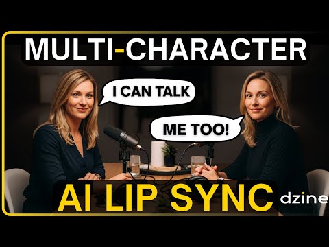 Multi-Character AI Lip Sync: Make TWO People in an Image Talk