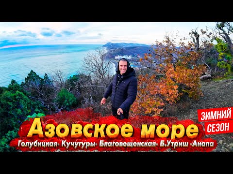 АЗОВСКОЕ МОРЕ- ГОЛУБИЦКАЯ И КУЧУГУРЫ. ПОЛЧИЩА МЕДУЗ НА ПЛЯЖЕ! НОВЫЙ ГОД В АНАПЕ- ЗАЖИГАЕМ ЁЛКУ!