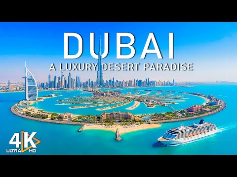 [4K] Dubai 2026 🇦🇪 Aerial Views of Iconic Skyscrapers & Desert Landscapes With Deep House Chill
