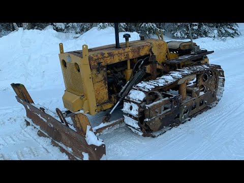 Installing Winter Front on International T4 Bulldozer