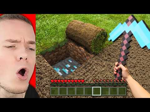 MINECRAFT SPIELEN in der REALITÄT! 😍