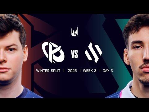 KC v BDS | 2025 LEC Winter | Week 3 Day 3 | Karmine Corp vs. Team BDS