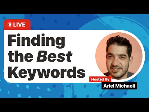 LIVE: How to Do Keyword Research for App Store Optimization #ASO with Appfigures