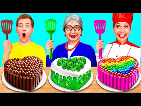 Me vs Grandma Cooking Challenge | Kitchen Gadgets and Parenting Hacks by PaRaRa Challenge