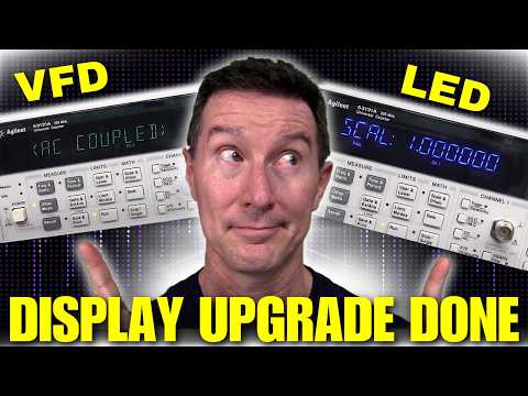 EEVblog 1669 - Agilent 53131A VFD to LED Display Upgrade MAILBAG