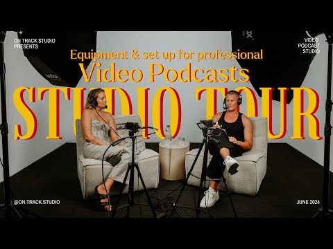 Video Podcast Set Up | Professional podcast studio setup and tour