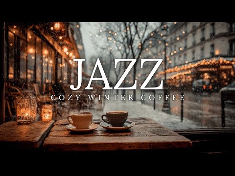 Cozy Winter Jazz   Coffee Shop Ambience   Smooth Jazz for Relaxation & Study