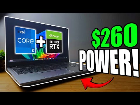 An INSANE Deal! The $3000 HP ZBook RTX Workstation from 2022, for LESS than $300..