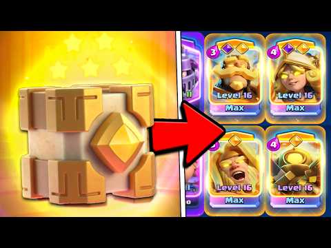 I opened HERO CHESTS to unlock EVERY HERO in Clash Royale!