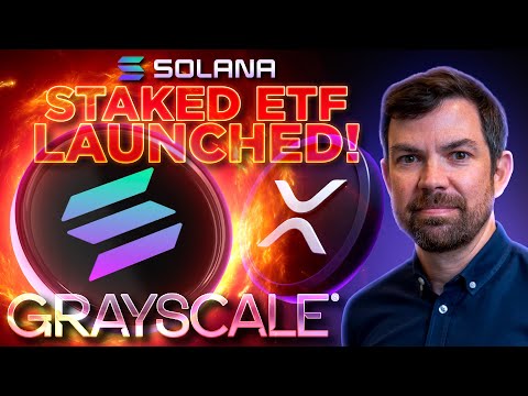 Solana Staked ETF Launched!!!🚨XRP Next?🔥Grayscale INTERVIEW