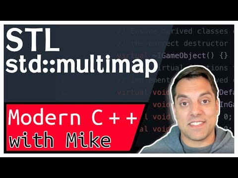 STL std::multimap (ordered, stable, multiple keys -trick with equal_range)|Modern Cpp Series Ep. 128