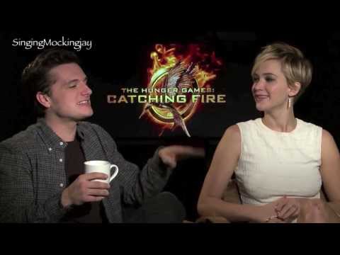 Funny moments part 2 with Jennifer Lawrence & Josh Hutcherson