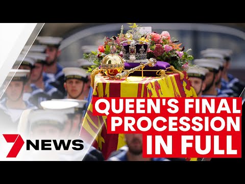 The Queen’s Final Funeral Procession IN FULL, from Westminster Abbey to Wellington Arch | 7NEWS