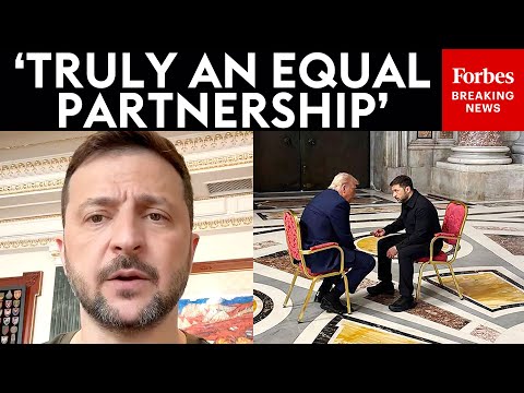 BREAKING NEWS: Ukrainian President Volodymyr Zelensky Promotes US-ukraine Rare Earths Minerals Deal