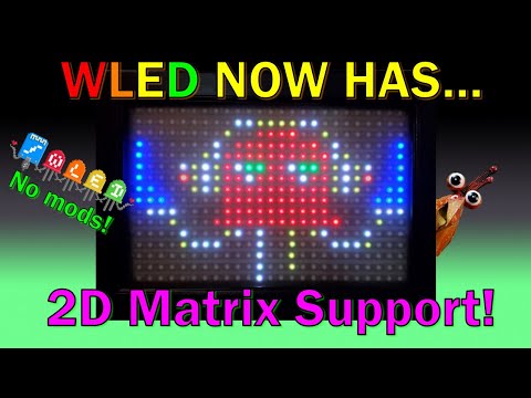 WLED on your Matrix Displays Without Custom Mods!