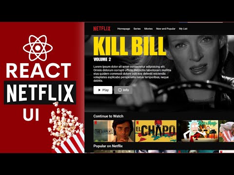 React Netflix Movie App Design Tutorial | React UI Full Course for Beginners