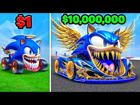$1 To $10,000,000 GOD SONIC CAR In GTA 5!