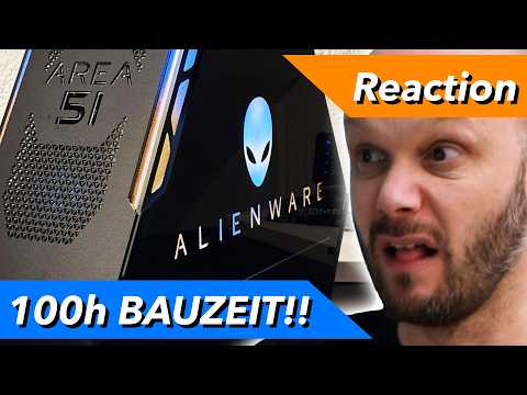 I'm REACTING to the sickest PC ever! 100 hours of build time! 🤯