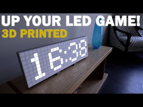Making a TRULY STUNNING LED Art Installation with Custom 3D Printing