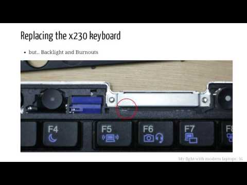 My personal fight against the modern laptop