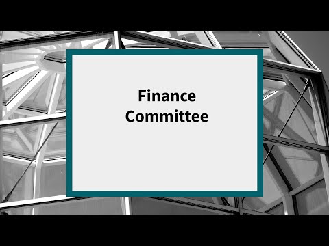 Finance Committee: Meeting of April 13, 2026