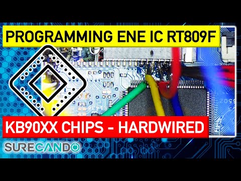 How to program ENE Chips using RT809F KB9028 KB9022 KB9018 KB9016 KB9012 KB90XX Direct wire method
