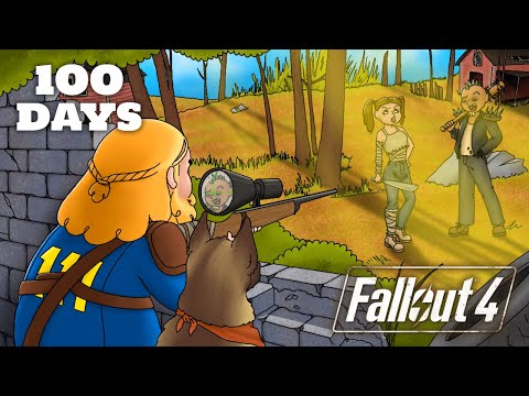 I Spent 100 Days In Fallout 4 Survival Mode Only using Snipers… (Fallout 4 Movie)