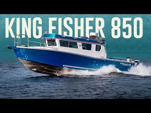 The massive "King Fisherman" from St. Petersburg – the King Fisher 850 at maximum speed. Review o...