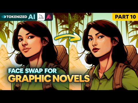 Face Swap GRAPHIC NOVEL Characters from Midjourney