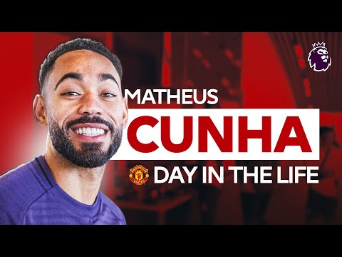 A Day In The Life Of Manchester United Player Matheus Cunha