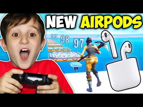 KID GETS AIRPODS IF BEATS DEATHRUN!!!! (FORTNITE)