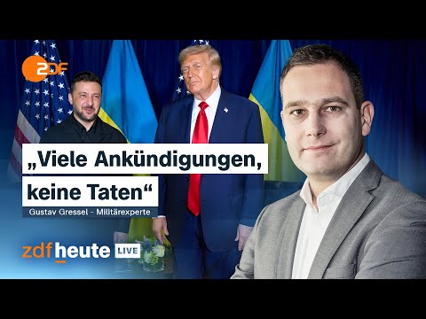 Trump nach Treffen mit Selenskyj: Das bringt die Kehrtwende des US-Präsidenten | ZDFheute live