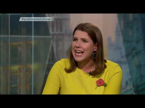 Lib Dem leader Jo Swinson MP on the Andrew Neil Show - 30.10.2019