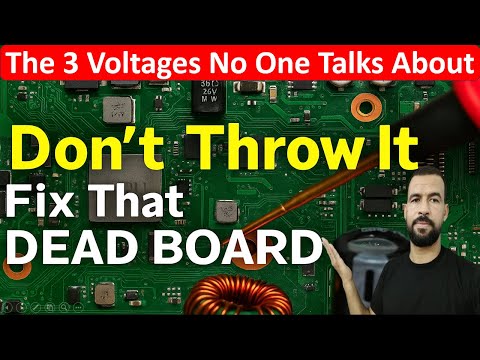 Learn These 3 Voltages and NEVER Fear a Dead Laptop Again - Motherboard Repair