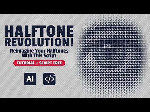 How to Create Advanced Halftone Effects in Illustrator | Free Scriptπ₯