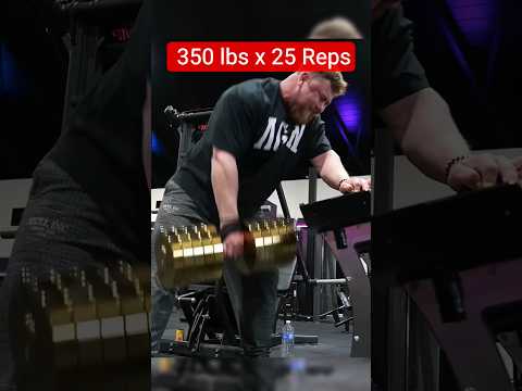 THE RECORD: 350 lbs x 25 Reps, #Viking #GymMotivation #Bodybuilding