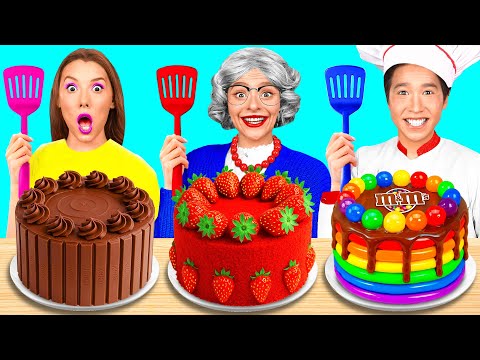 Ich vs Oma: Koch-Challenge | Kuchen Dekorieren Herausforderung