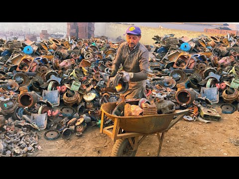 Amazing Process of Metal Recycling  | Electrical Motors Mass Production Factory