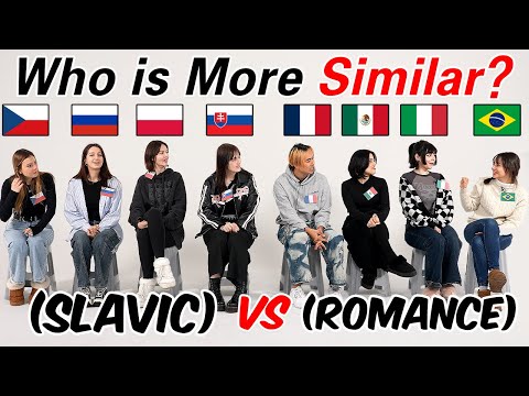 Slavic VS Romance l Can they Understand Each Other?? Which Group is More Similar To Each Other?
