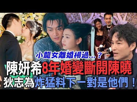 陳妍希離婚陳曉8年婚變始末！狄志為炸猛料下一對婚變「巨星夫妻」是他們！【新聞挖挖哇】每周精選