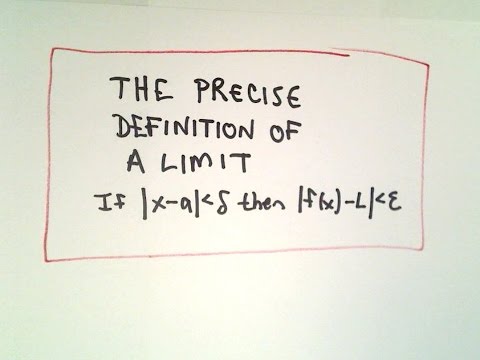 Precise Definition of a Limit - Understanding the Definition