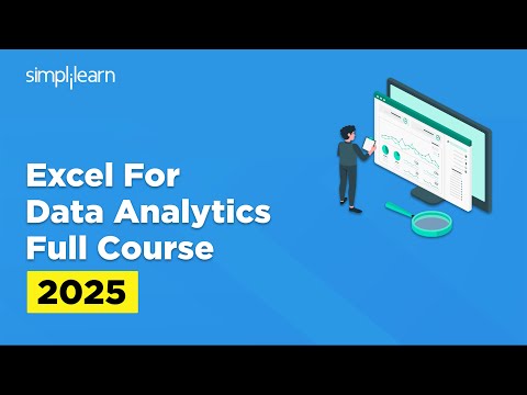 Excel For Data Analysis Full Course 2025 | Excel Data Analytics Tutorial For Beginners | Simplilearn