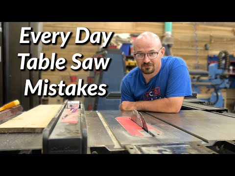 Table Saw Mistakes