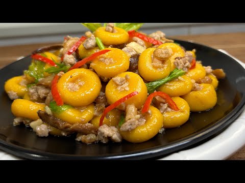 古早味 金瓜算盘子食谱 | 做法超级简单| Traditional Pumpkin Abacus Seeds Recipe | How to Make