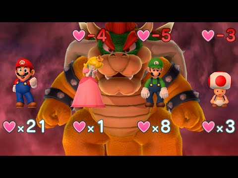 Mario Party 10 - Mario vs Peach vs Luigi vs Toad vs Bowser - Chaos Castle